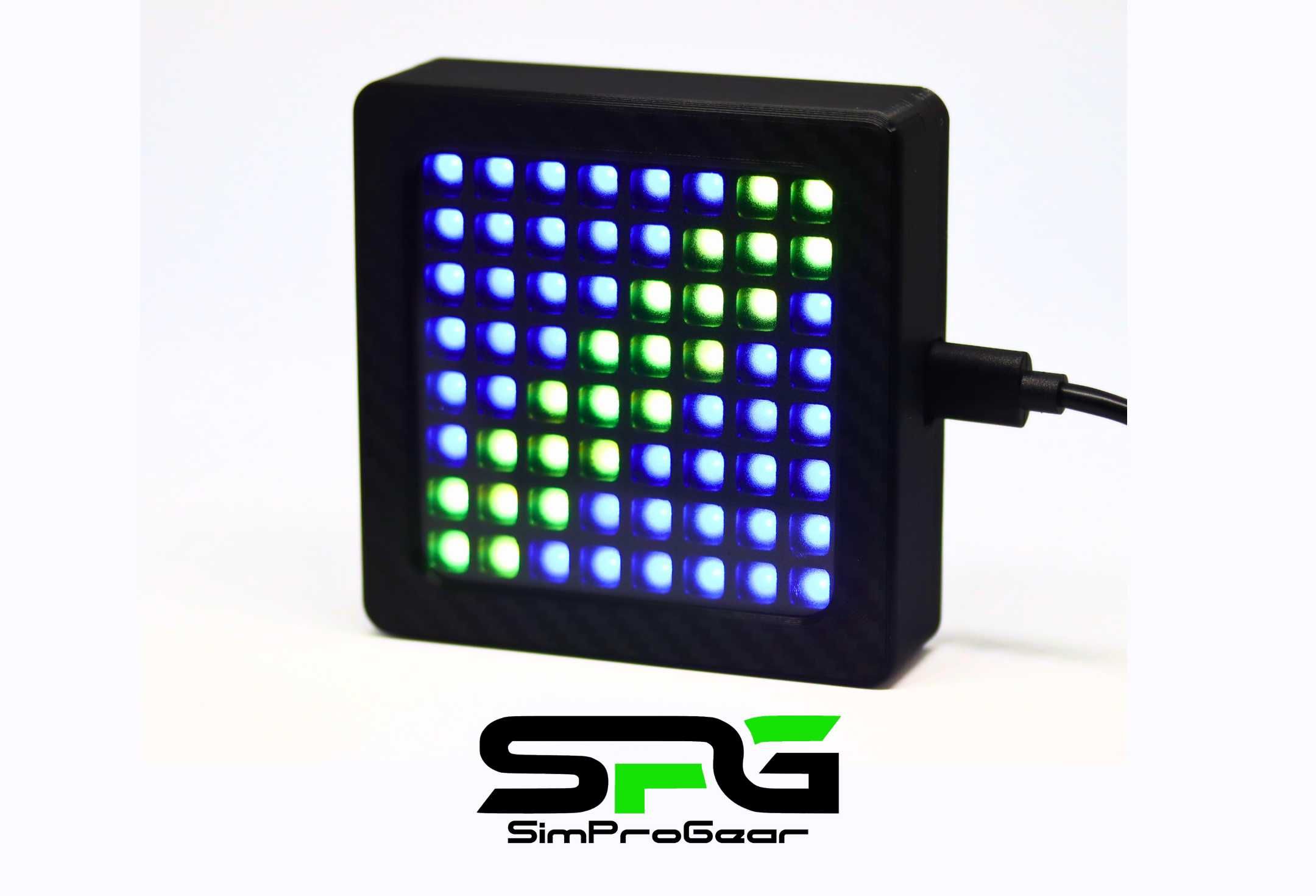 simFlag - RGB 8x8 LED Matrix iFlag para sim racing