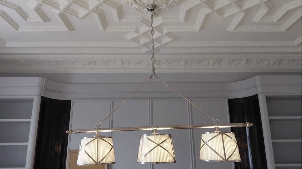 Designerska Lampa stolowa - 3 klosze