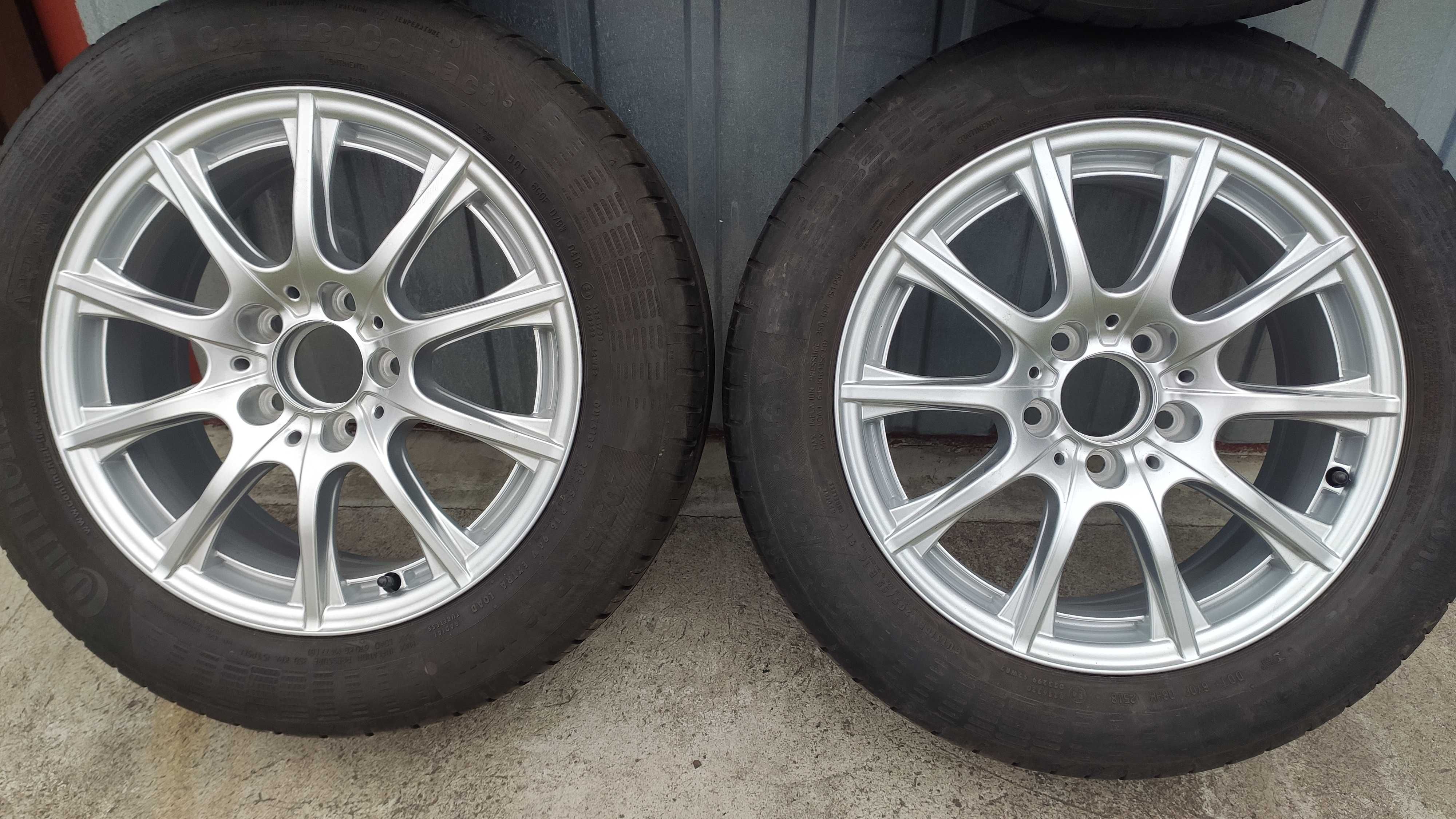 4 koła Mercedes Audi Skoda VW Seat 5x112 ET38 lato 205/55/16