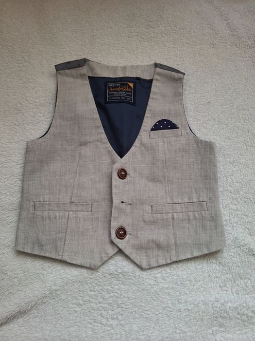 Kamizelka elegancka chłopiec r. 80