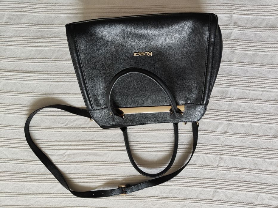 Czarna oryginalna torebka Kazar