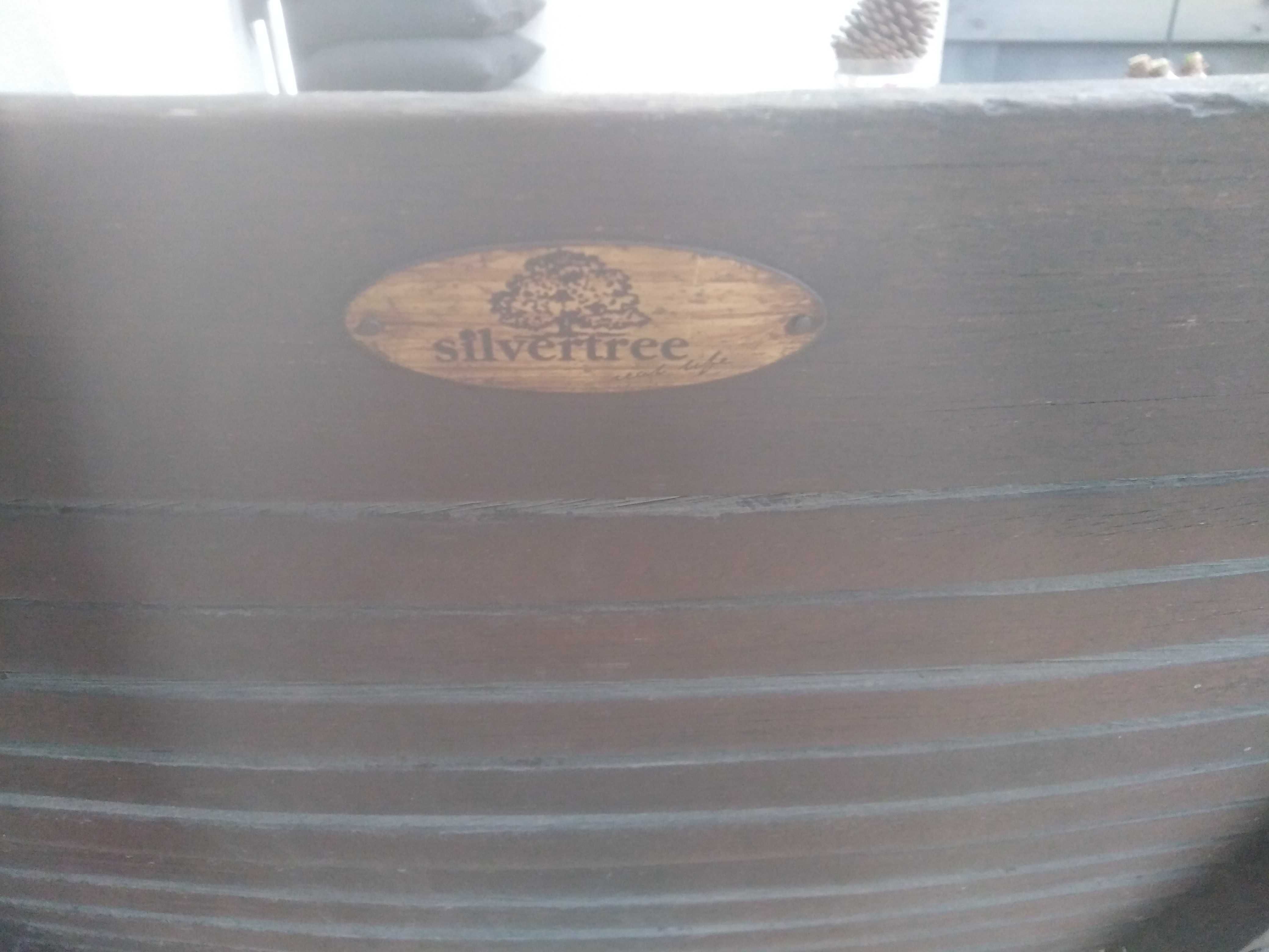 Silvertree Komplet stół i dwa krzesła drewno egzotyczne taras, balkon!