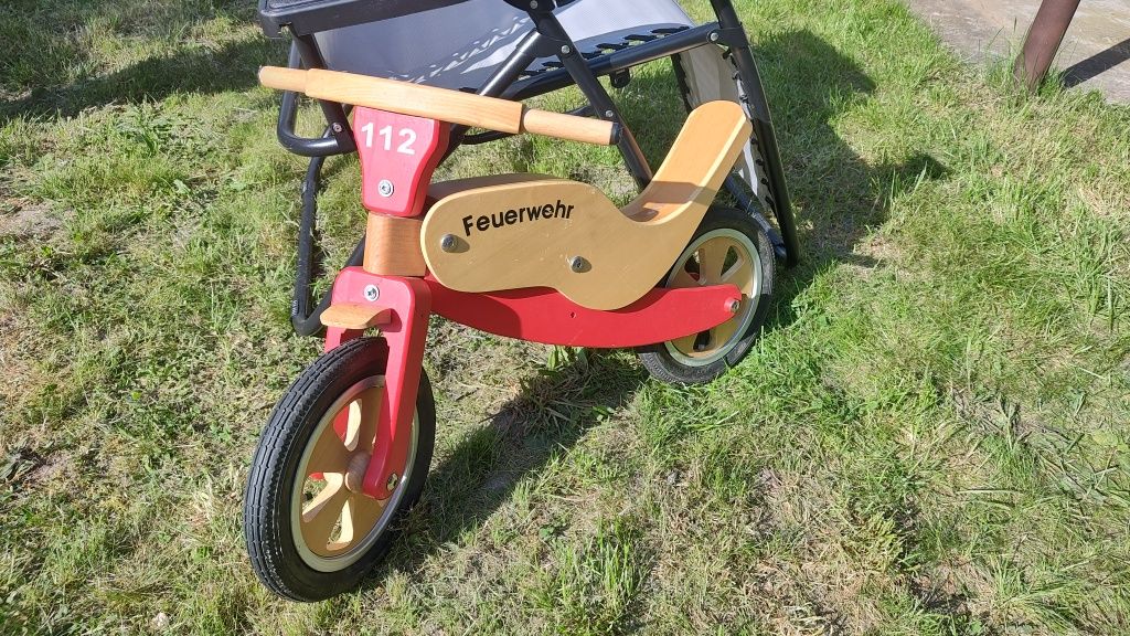 Rowerek biegowy drewniany