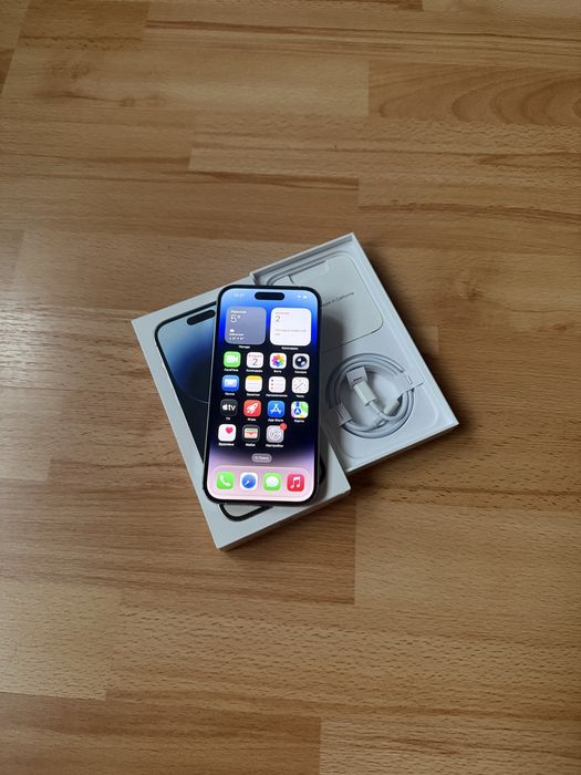 iPhone 14 Pro 128 GB Silver / Полный Комплект