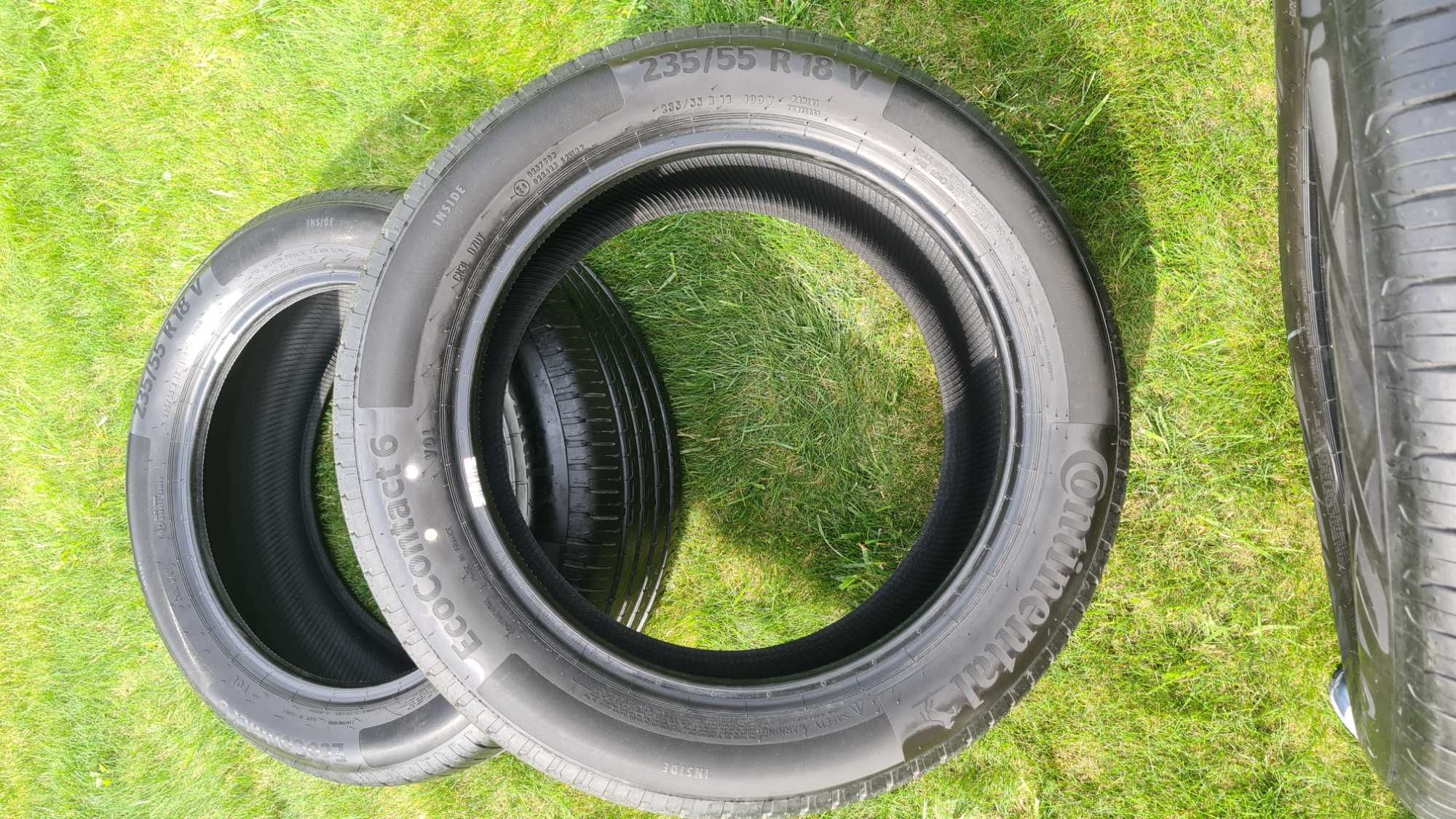 Opony Continental 235/55 R18 jak nowe.