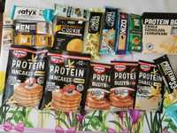 Zdrowa żywność - batony proteinowe, frużeliny, budynie, pancakes
