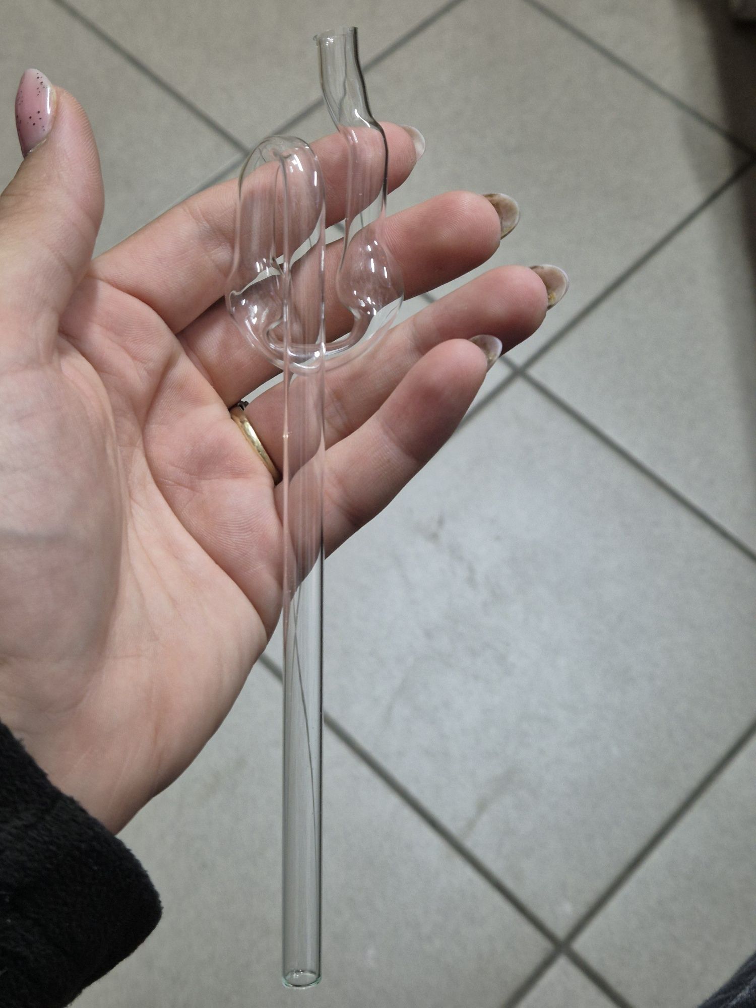 Rurka fermentacyjna szklana fi 8 mm