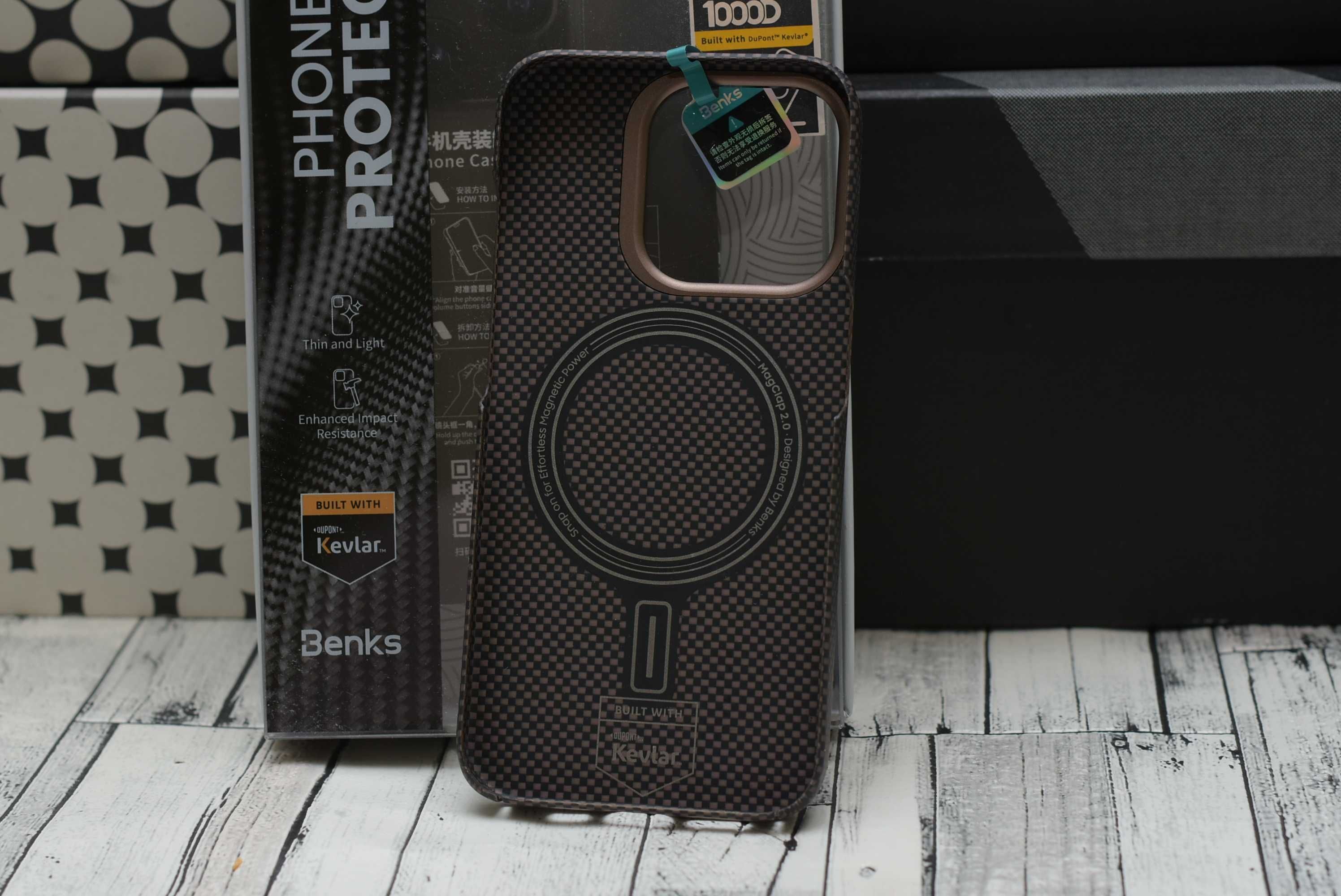 Преміум чохол чехол кевлар Benks 15 16 pro max оригинал pitaka