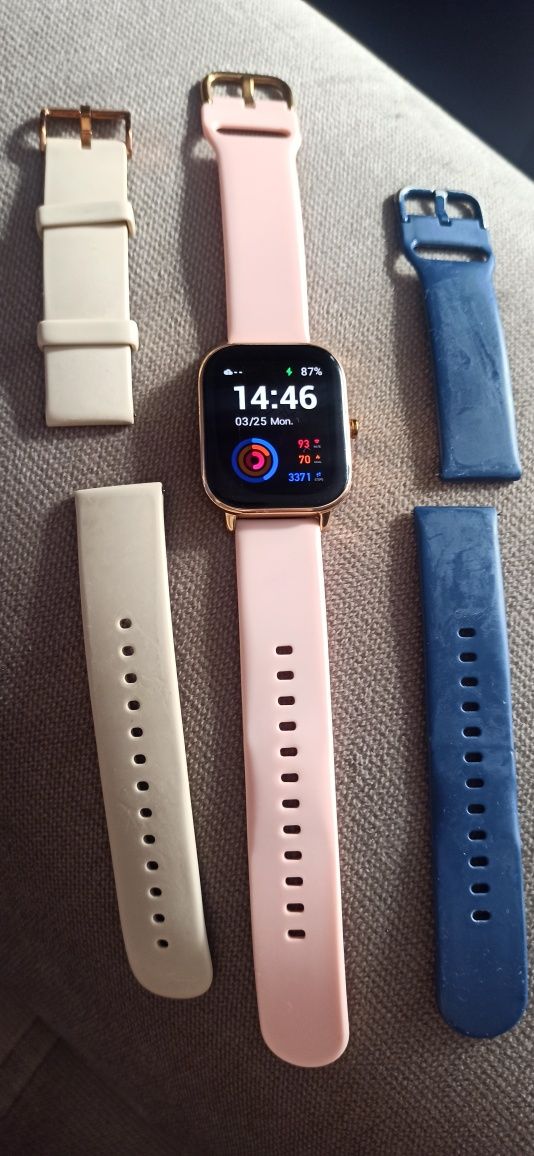 Smartwatch Amazfit GTS rose pink plus gratis