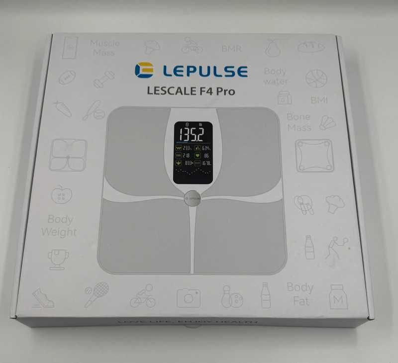 Lepulse Lescale F4  Inteligentna waga łazienkowa z analizą składu ciał