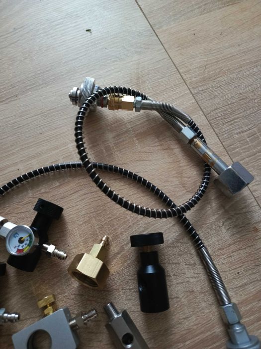 Przetoczka adapter  sodastream wiatróweka tlen tlen CO2 argon itp.