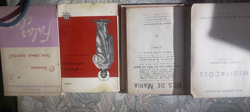 Coleção livros antigos religião católica