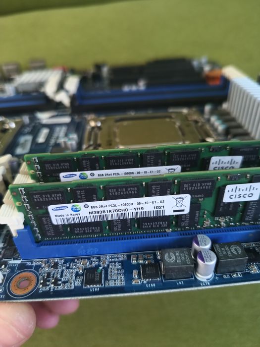 Комплект GA-7PESH2 + Е5 2670х1шт+ і7., + DDR3 32G(4x8)