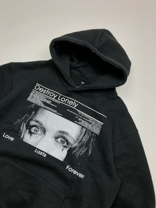 Destroy Lonely Love Fast Forever Hoodie X Man Tour худі