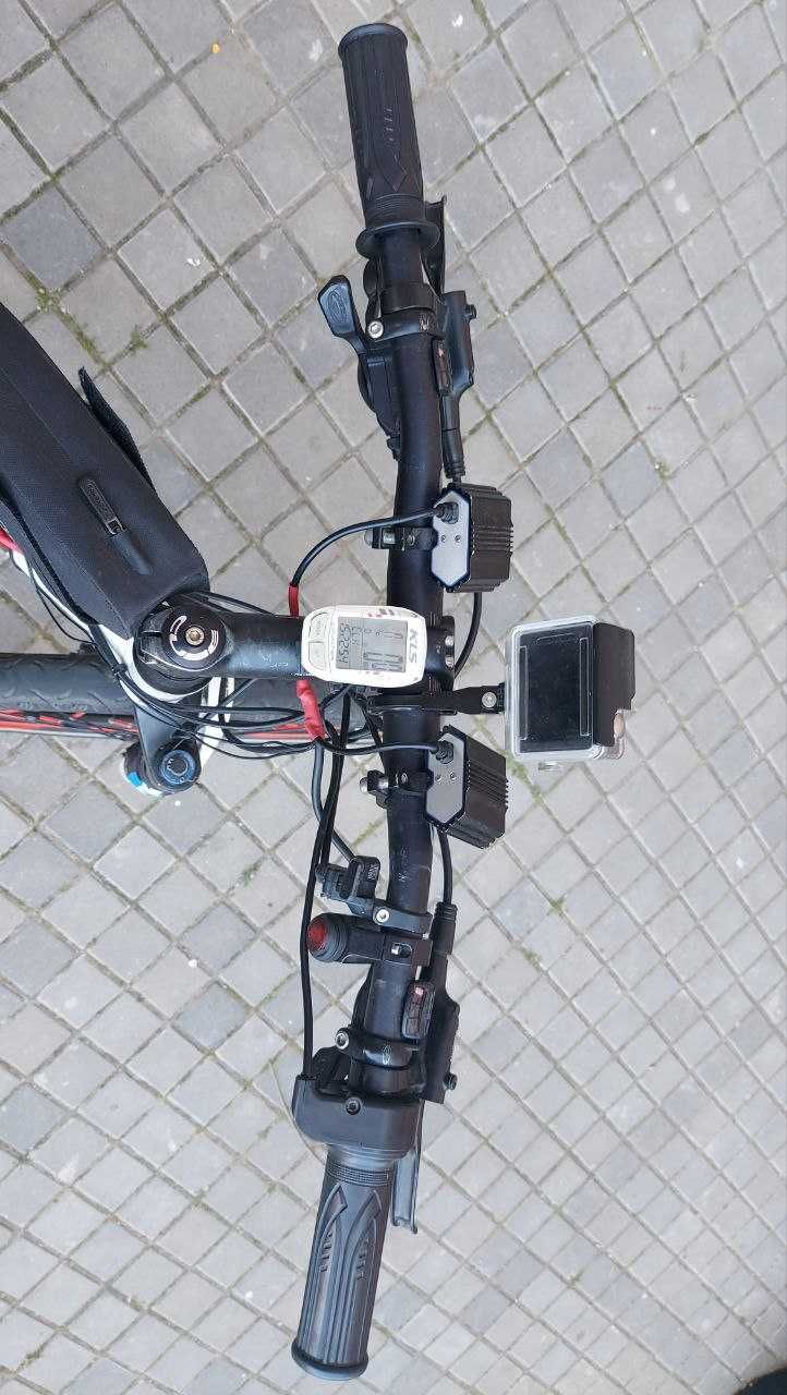 Электровелосипед 48v 1kw 20mAh. На базе CUBE LTD PRO