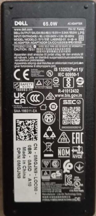 Продам Блок живлення «DELL». Модель: LA 65NS2-01 (±19.5V 3.34A 650W)
