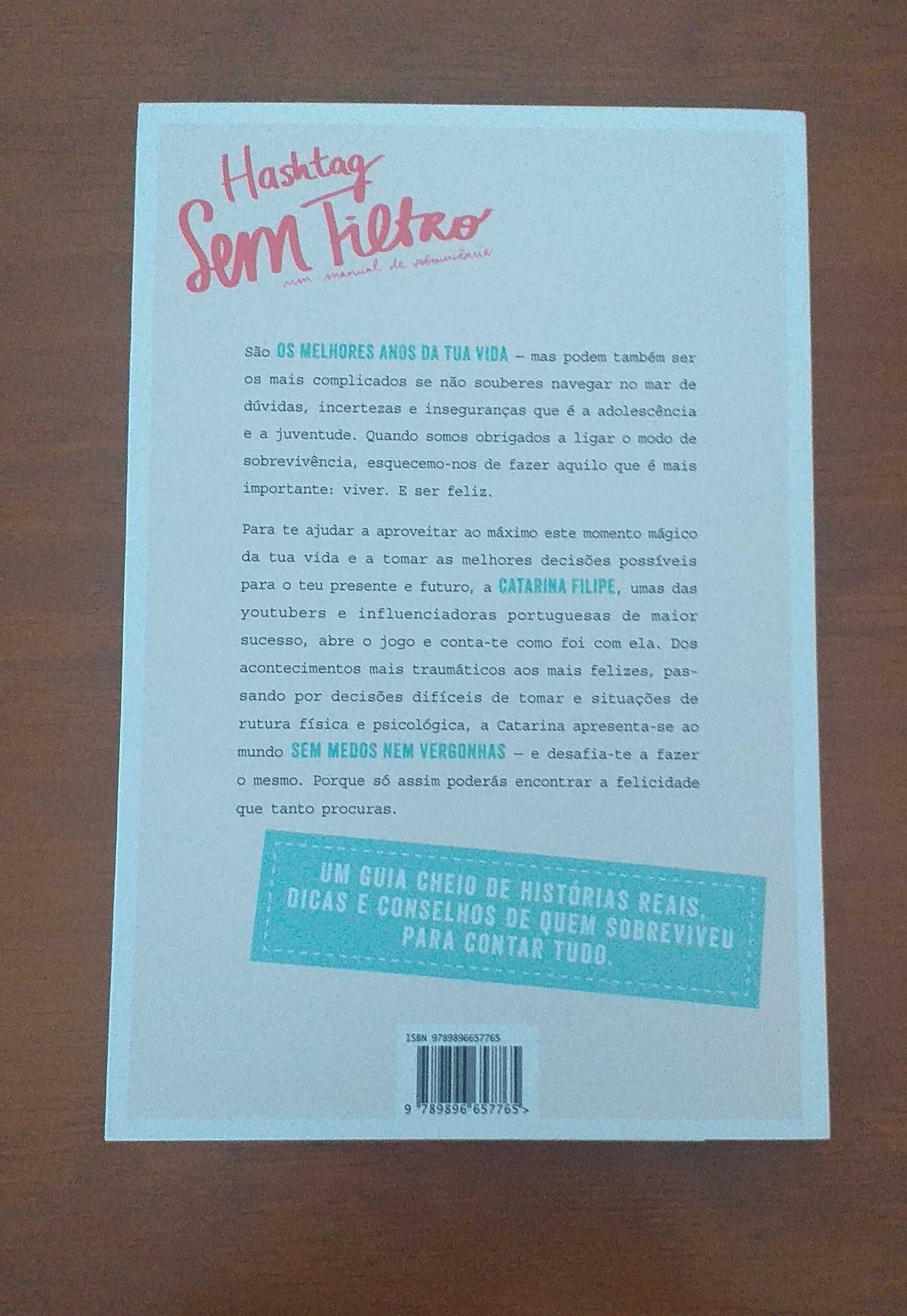 Livro “Hashtag Sem Filtro”, de Catarina Filipe