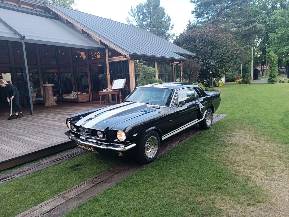 Mustang V8 na wesele ślub przyjęcie kawalerskie wynajem imprezy