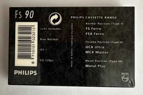Kaseta magnetofonowa Philips FS 90