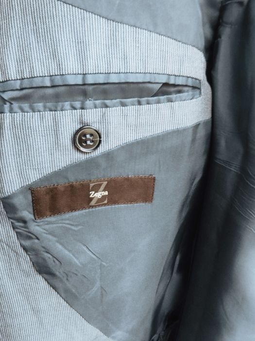 Marynarka jedwab i len Zegna