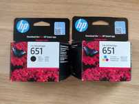 Tusze HP 651 czarny i koloowy
