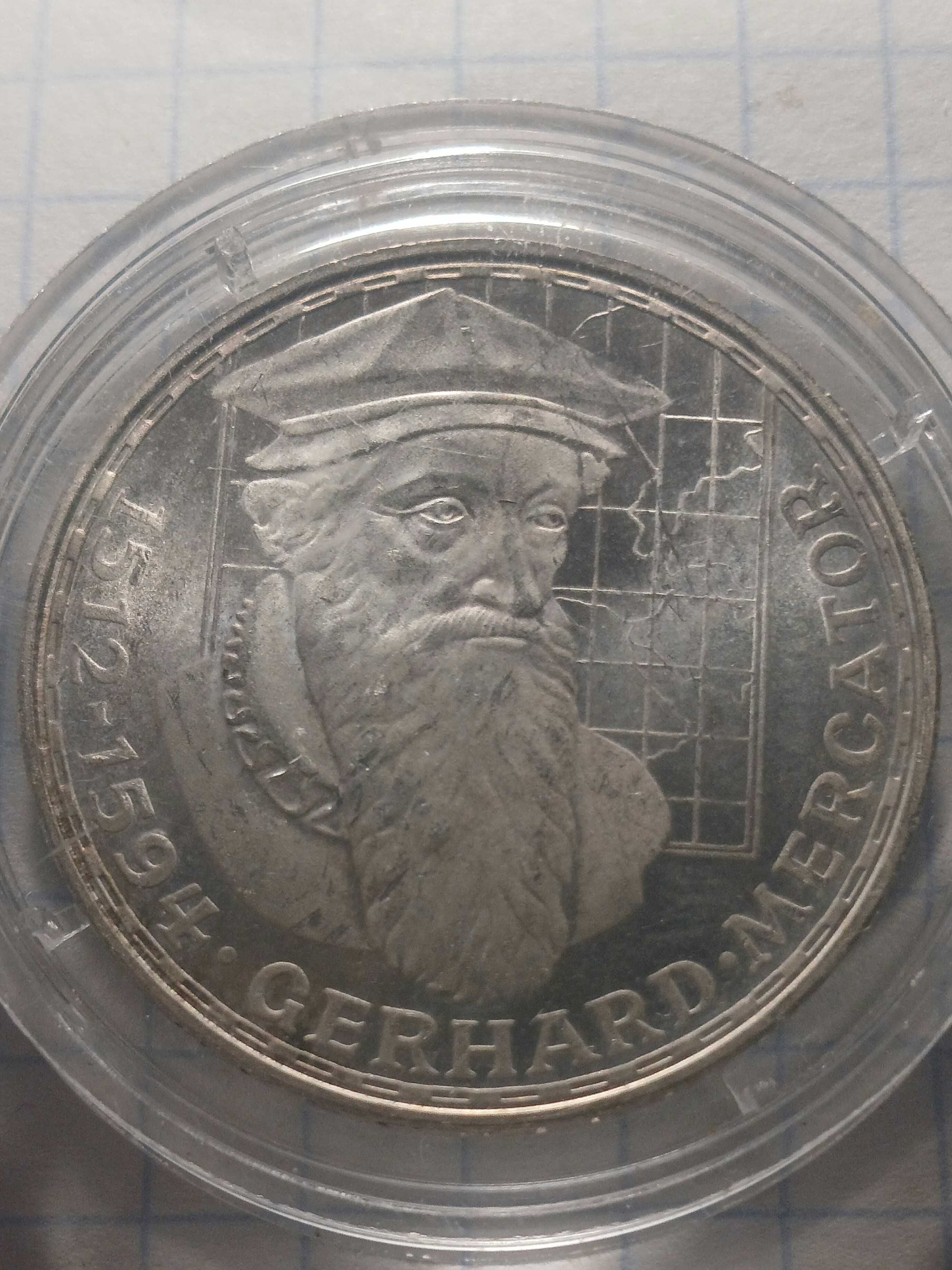 5 марок(ФРГ) Герхард Меркатор