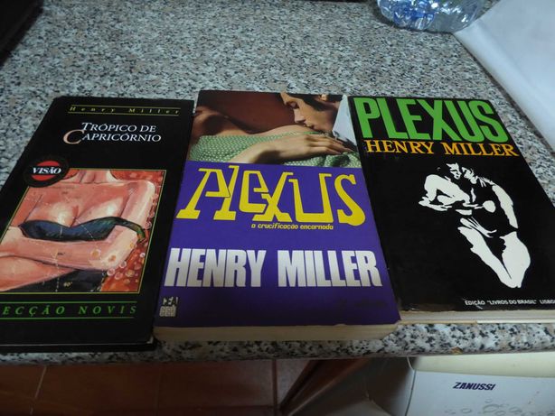 Henri Miller 3 obras fundamentais do mestre do erotismo do Séc. XX
