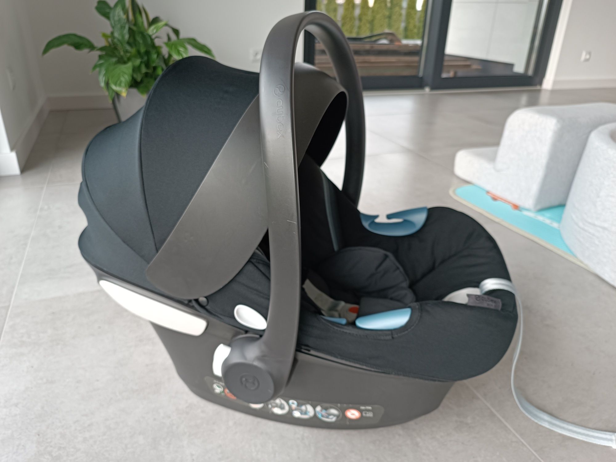 Fotelik, nosidełko, Cybex aton M black 0-13 kg