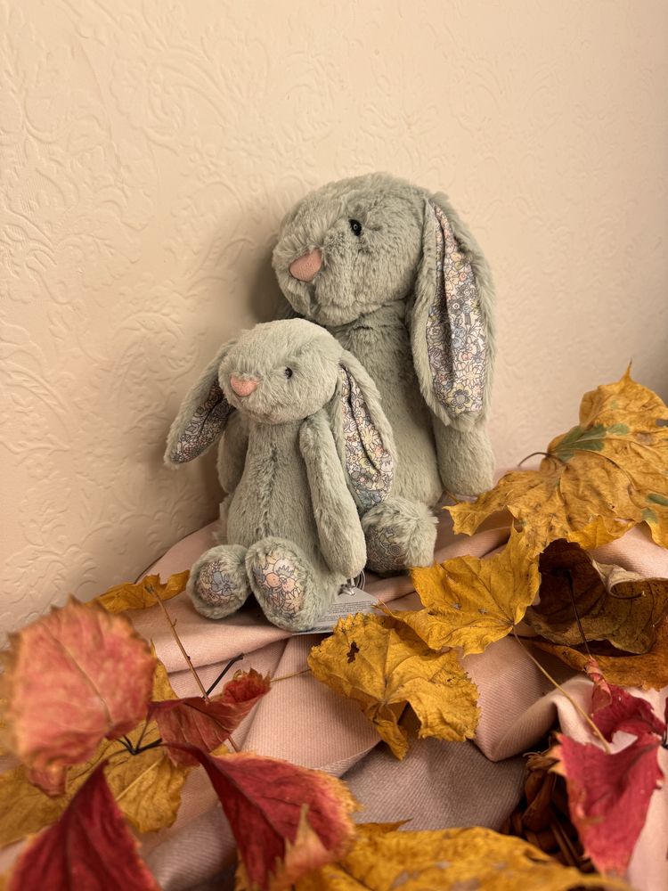 Мяка іграшка Кролик Jellycat 18см, зелений (опт/розниця)