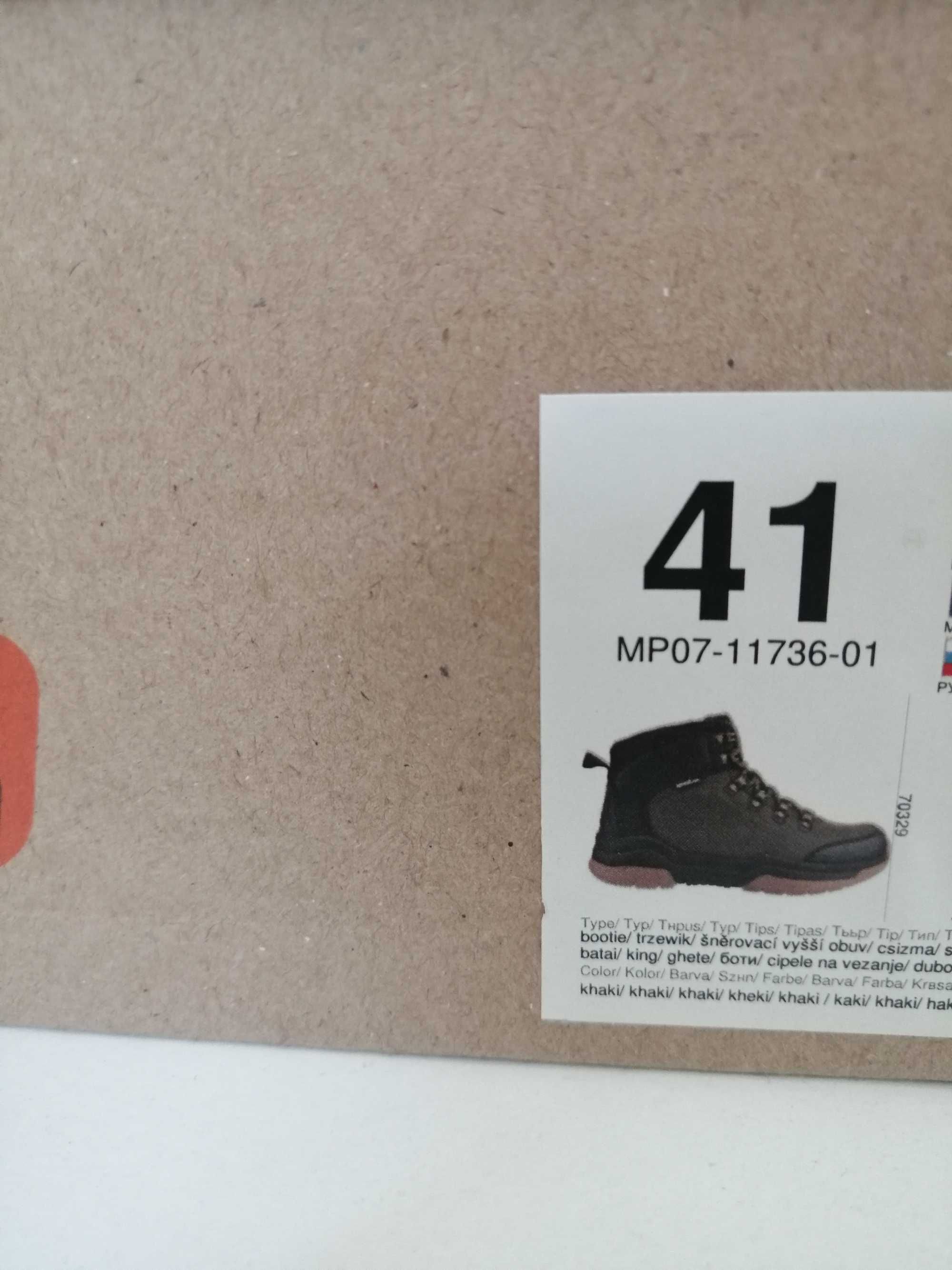 Buty zimowe SPRANDI EARTH GEAR khaki rozm.41