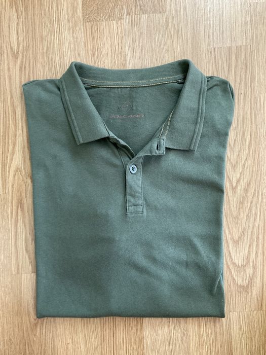Podkoszulka Polo zielona T-shirt Volcano bawelna organiczna Koszulka