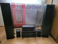 Kino domowe Pioneer VSX 322 K, odtwarzacz Blu ray, głośniki Jamo