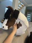 Hobby horse srokaty gniady A3