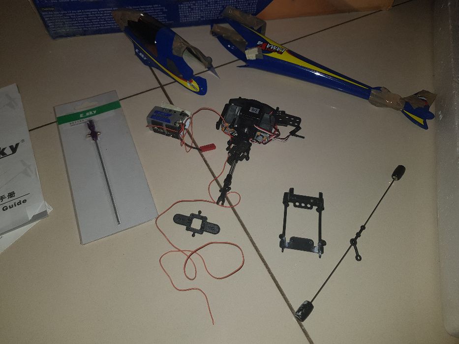 Helikopter, Lama V4, elementy modelu