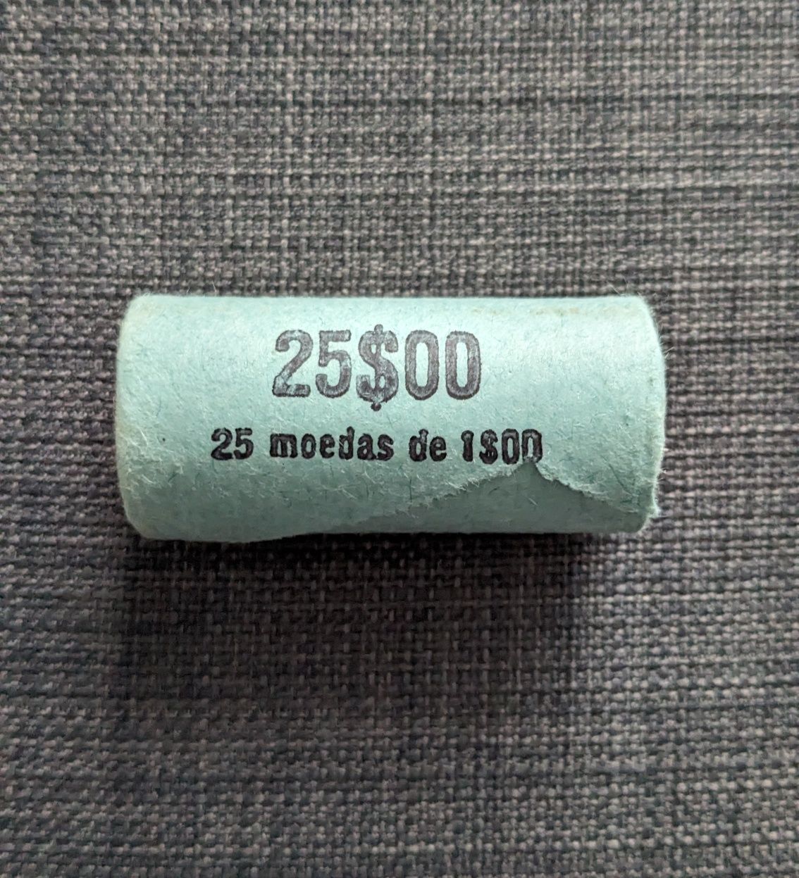 Rolo cego 25 moedas 1 escudo 1979