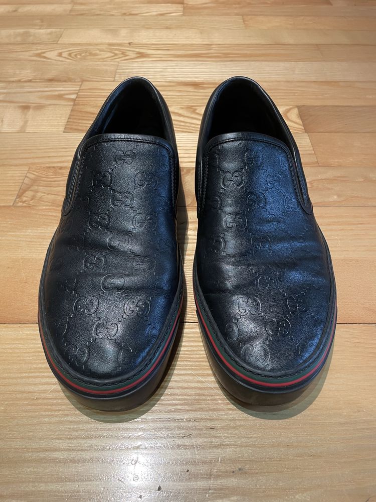 Лоферы Gucci оригинал б/у, размер 7,5UK