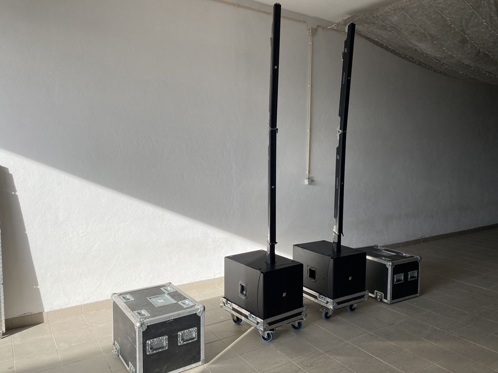 Vendo Sistema Som amplificado line  K- Array KR202 como novo