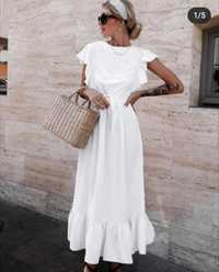 Летнее платье, красивое белое платье