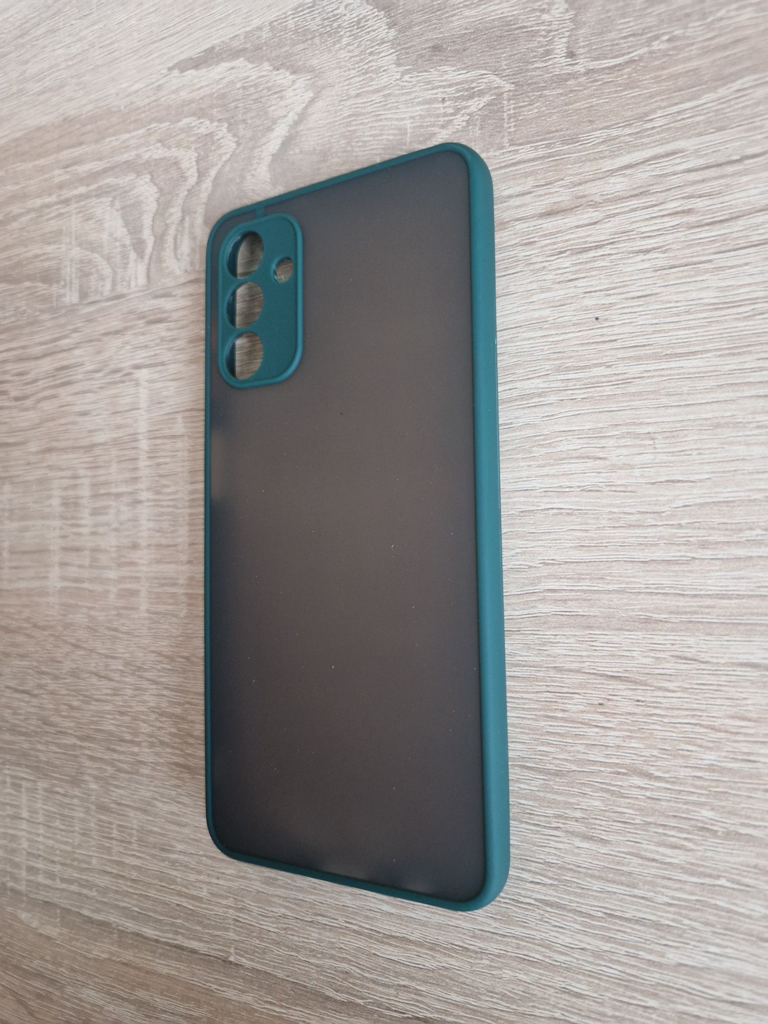 Etui Vennus Color Button Bumper do Samsung Galaxy A13 5G/A04S Zielony