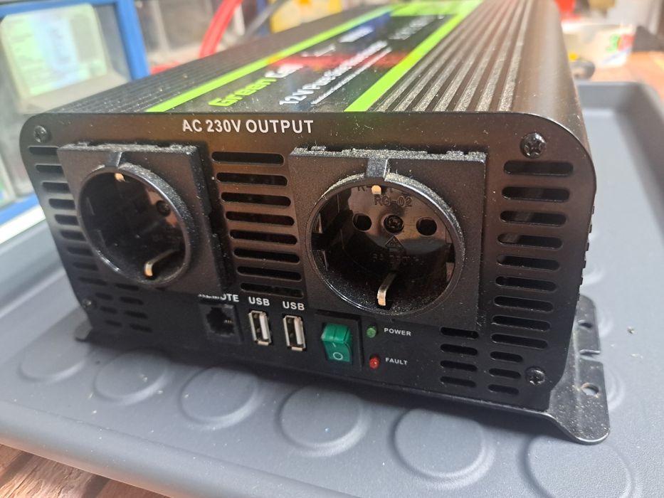 Inversor 12v 220v GreenCell onda pura 1000w