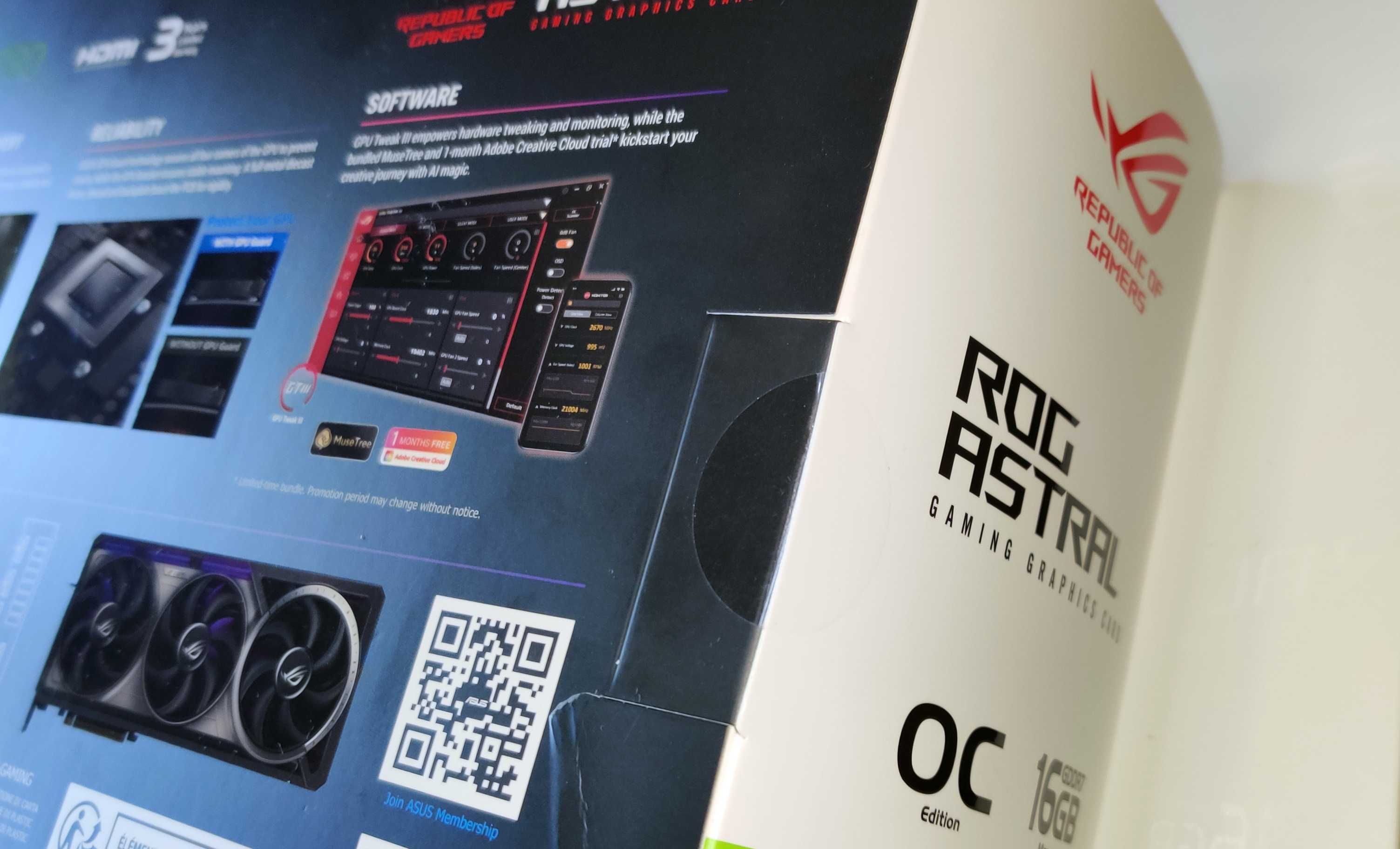 Asus GeForce RTX 5080 ROG ASTRAL Gaming OC 16GB GDDR7 DLSS4 - plomby!