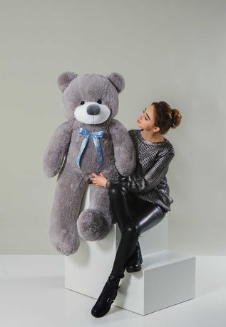 Плюшевий ведмедик, ведмідь, м'яка іграшка, великий ведмедик 140 см