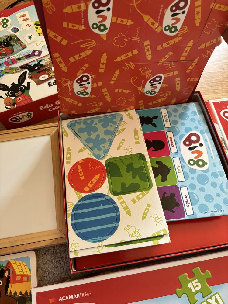 Zestaw puzli puzzle książeczki dla dzieci 2-3 lata