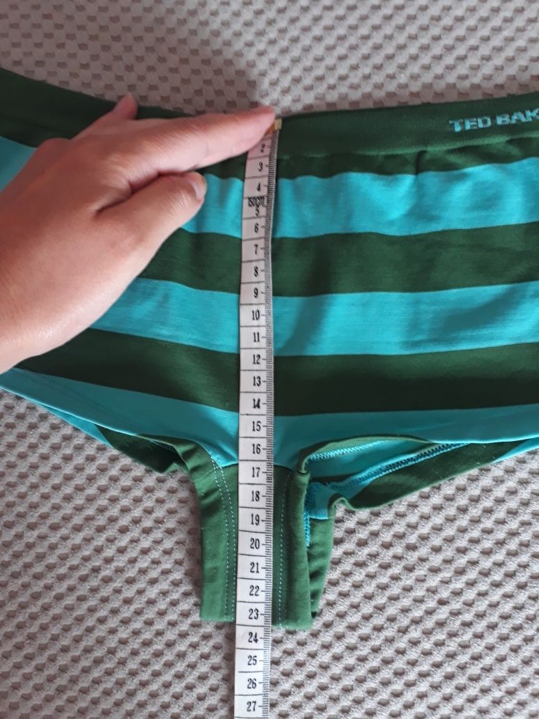 Zestaw top damski + majtki rozmiar M szerokie ramiączka w paski