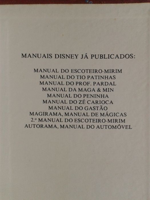 Manual Disney do Peninha - 2º Edição (Raro!)