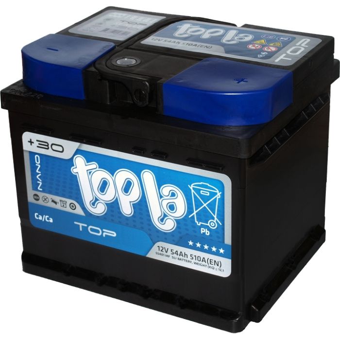 Akumulator TOPLA TOP 12 V 54 Ah 510 A (EN) Tab Magic Topla Energy