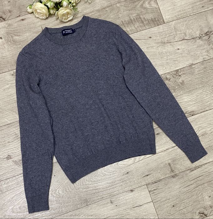 Джемпер, реглан, свитер шерсть/шелк/кашемир HACKETT LONDON, р.S-M