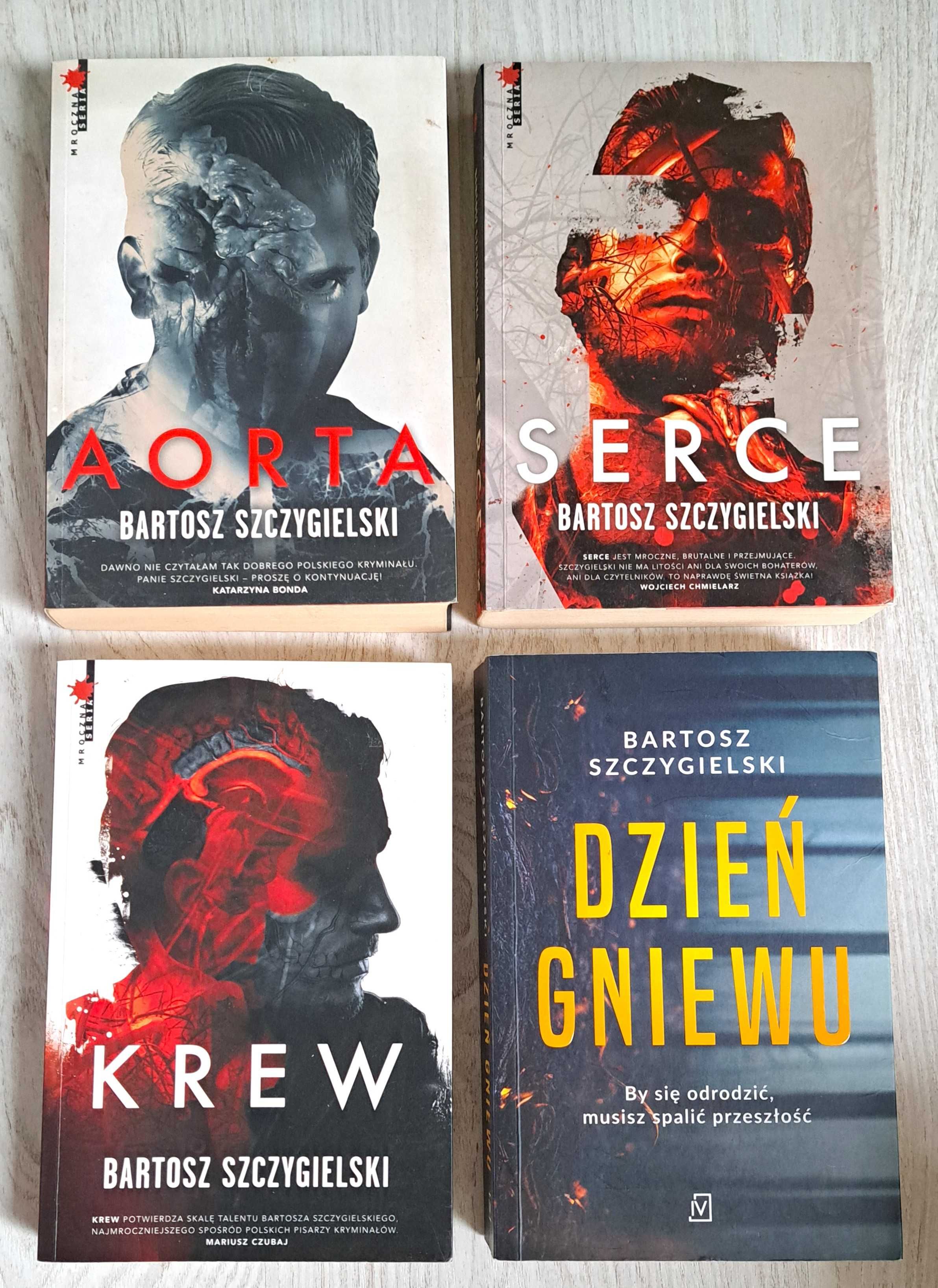 4x Bartosz Szczygielski Aorta + Krew + Serce + Dzień gniewu