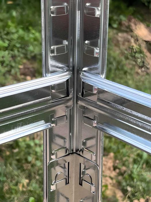 Стелаж металевий 180×90×40. стелажі фарбовані, стелаж для взуття