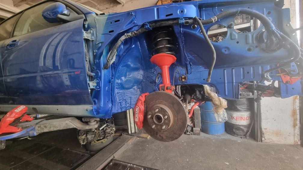 Zaciski 4 tłoczkowe Subaru Impreza wrx, GC STI, Legacy Forester Outb